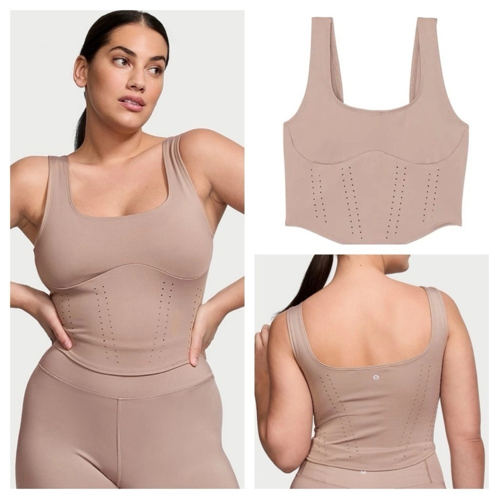 Seamless Tan Shapewear Top Victoria's Secret
VS Essential Perforated Corset Top